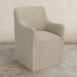 Priya Dining Armchair with Casters
