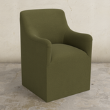 Priya Dining Armchair with Casters