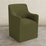 Priya Dining Armchair with Casters