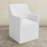 Priya Dining Armchair with Casters