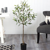 4’ Artificial Olive Tree