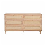 Carmen Cane 6-Drawer Dresser