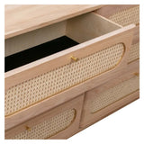 Carmen Cane 6-Drawer Dresser