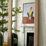 Heidi Upholstered Floor Mirror