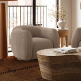 Judy Boucle Swivel Chair