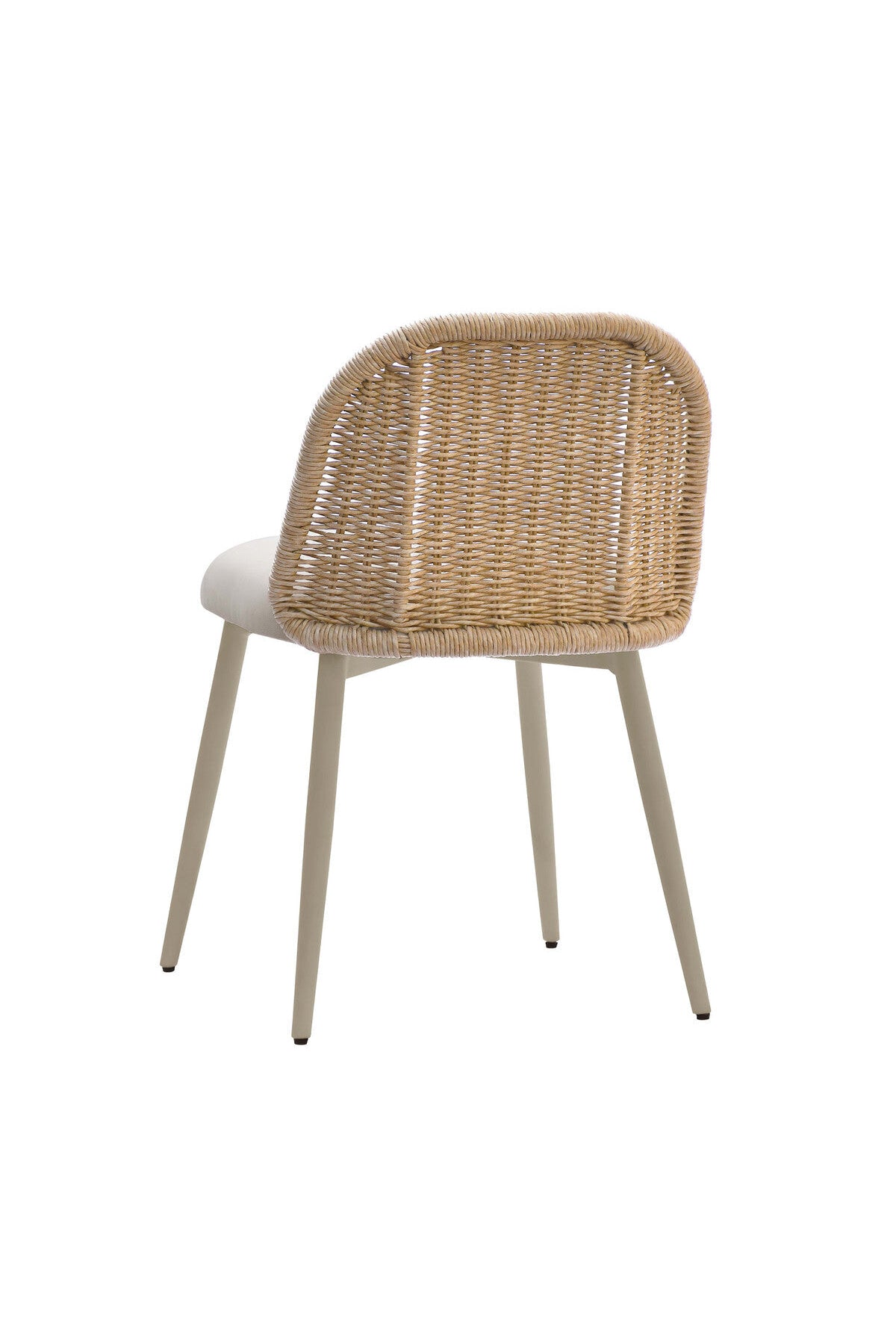 Alexa Cream Performance Fabric Outdoor Dining Chair