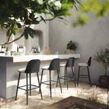 Alexa Outdoor Bar + Counter Stool - 2 Colors