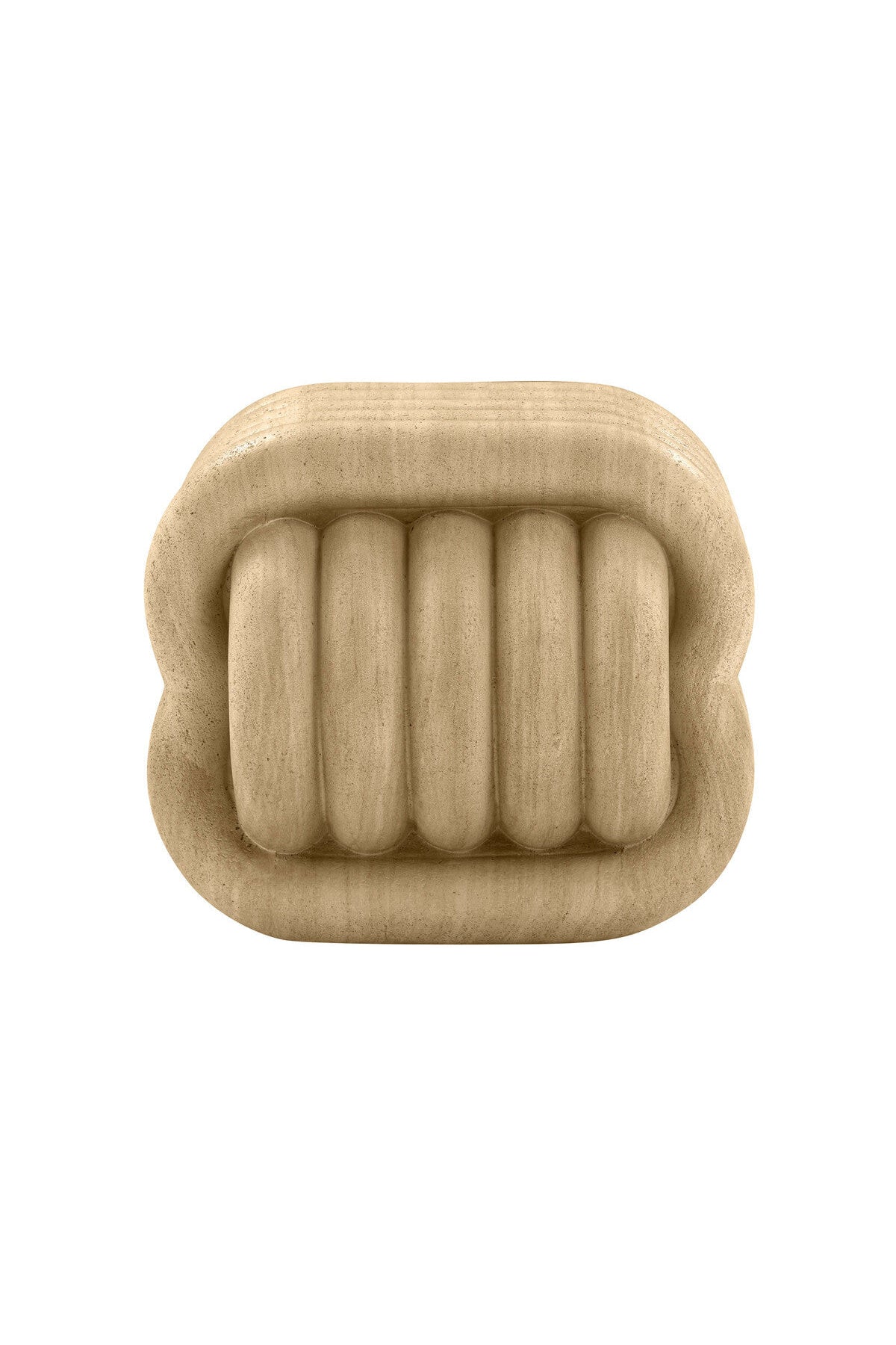 Love Knot Faux Travertine Indoor / Outdoor Accent Stool