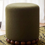 Dex Solid Print Ottoman