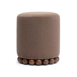 Dex Solid Print Ottoman