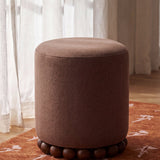 Dex Solid Print Ottoman