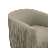Shag Me Leather Swivel Chair