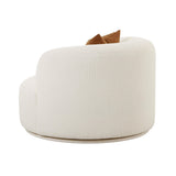 Fickle Boucle Swivel Chair