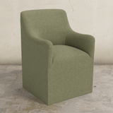 Priya Dining Armchair with Casters