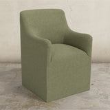Priya Dining Armchair with Casters