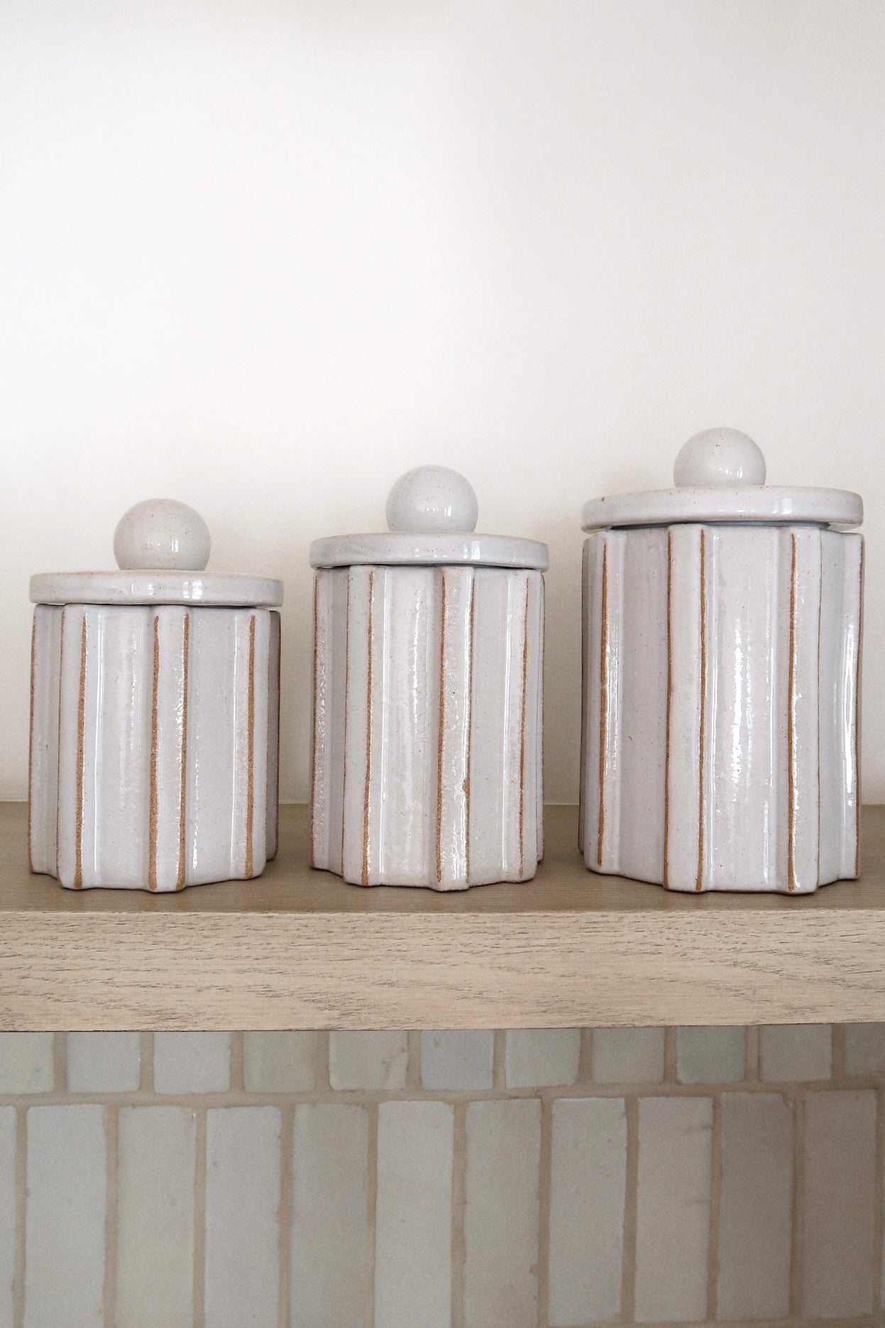 Montgomery Grooved Canister - 3 Sizes