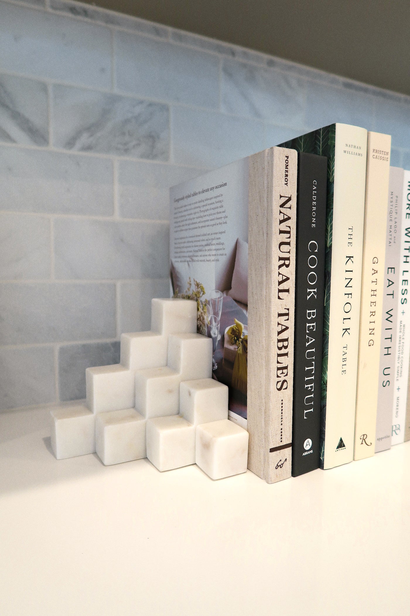 Rockwell Marble Bookends - Set of 2