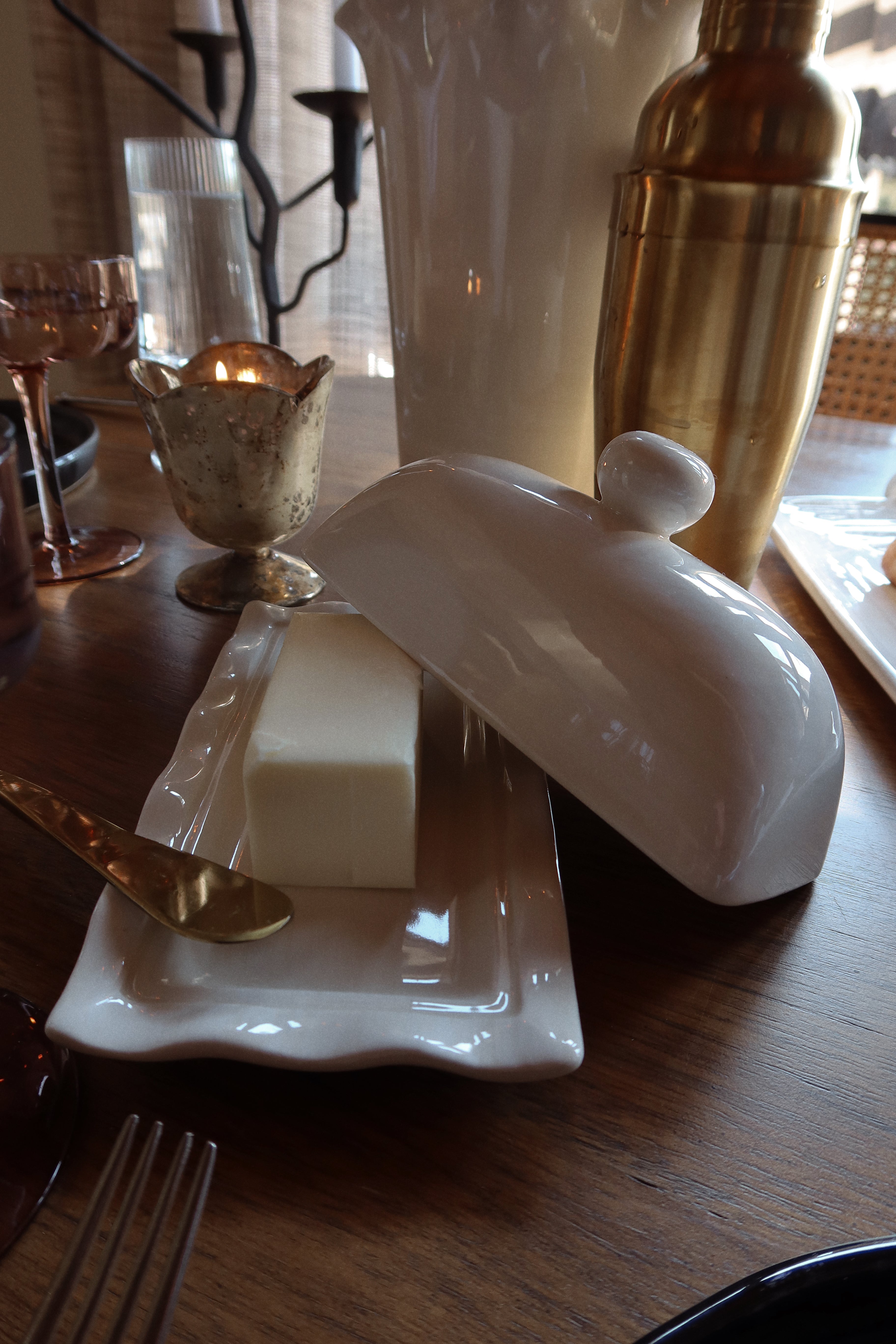 Baron Wavy Butter Dish