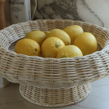 Wrenna Woven Rattan Pedestal