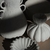 Atzaro Ruffle Concrete Bowl