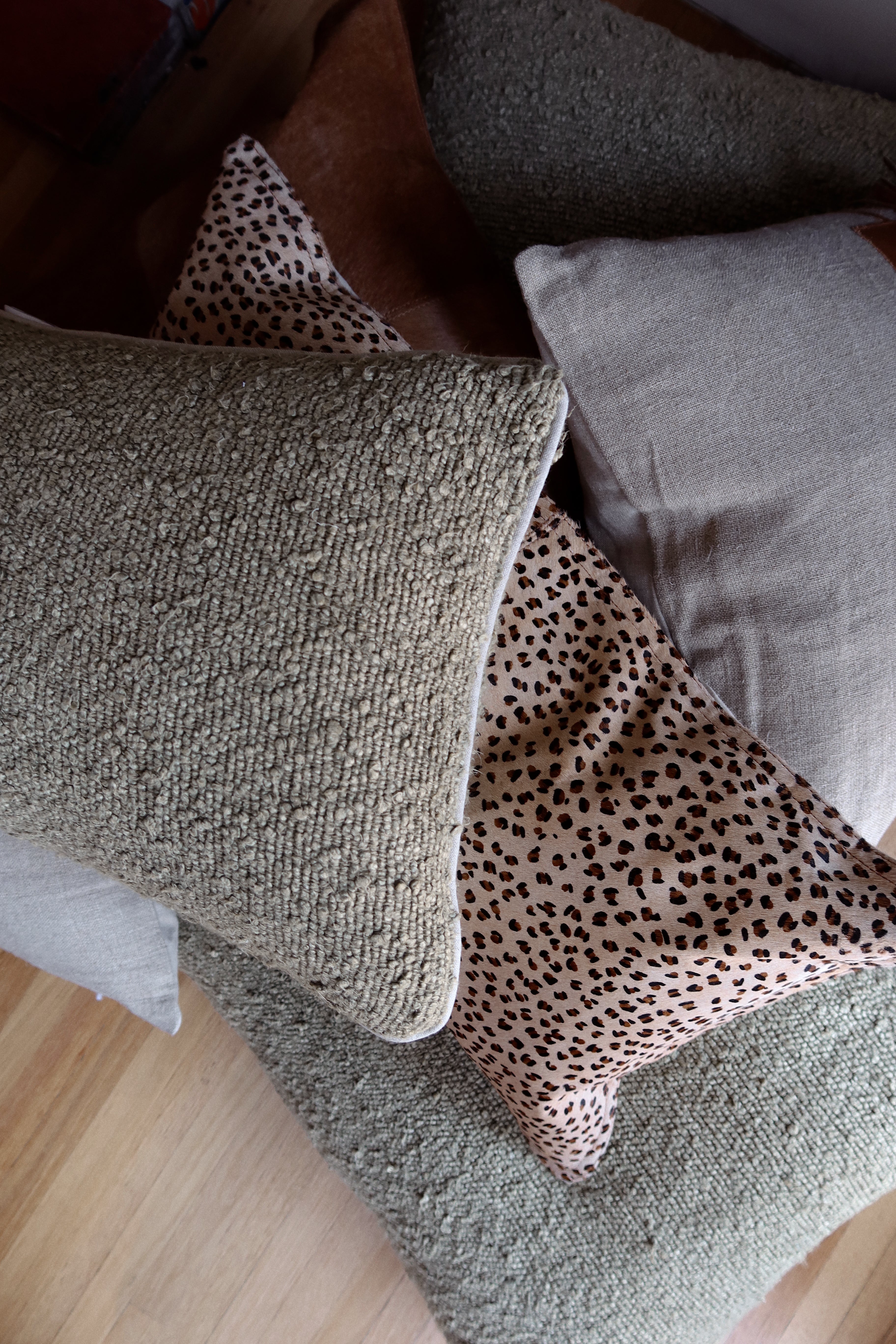 Fleeting Hide Lumbar Pillow - Cheetah - Set of 2