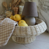 Wrenna Woven Rattan Pedestal