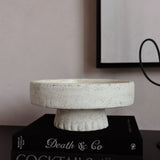 Stoneware Pedestal Bowl