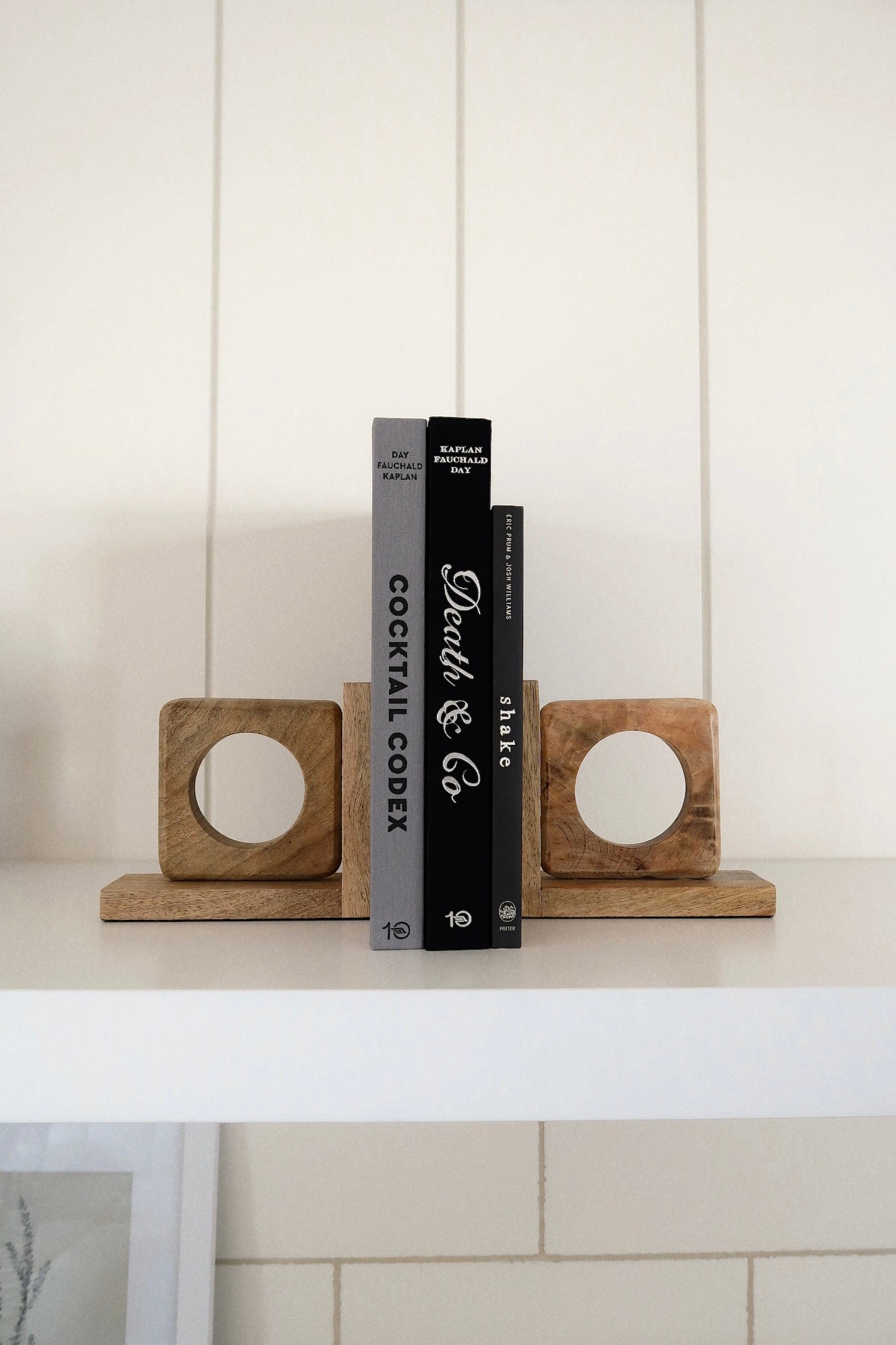 Cade Wood Bookend - Set of 2