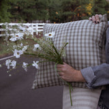 Lennon Gingham Pillow - 18"x18