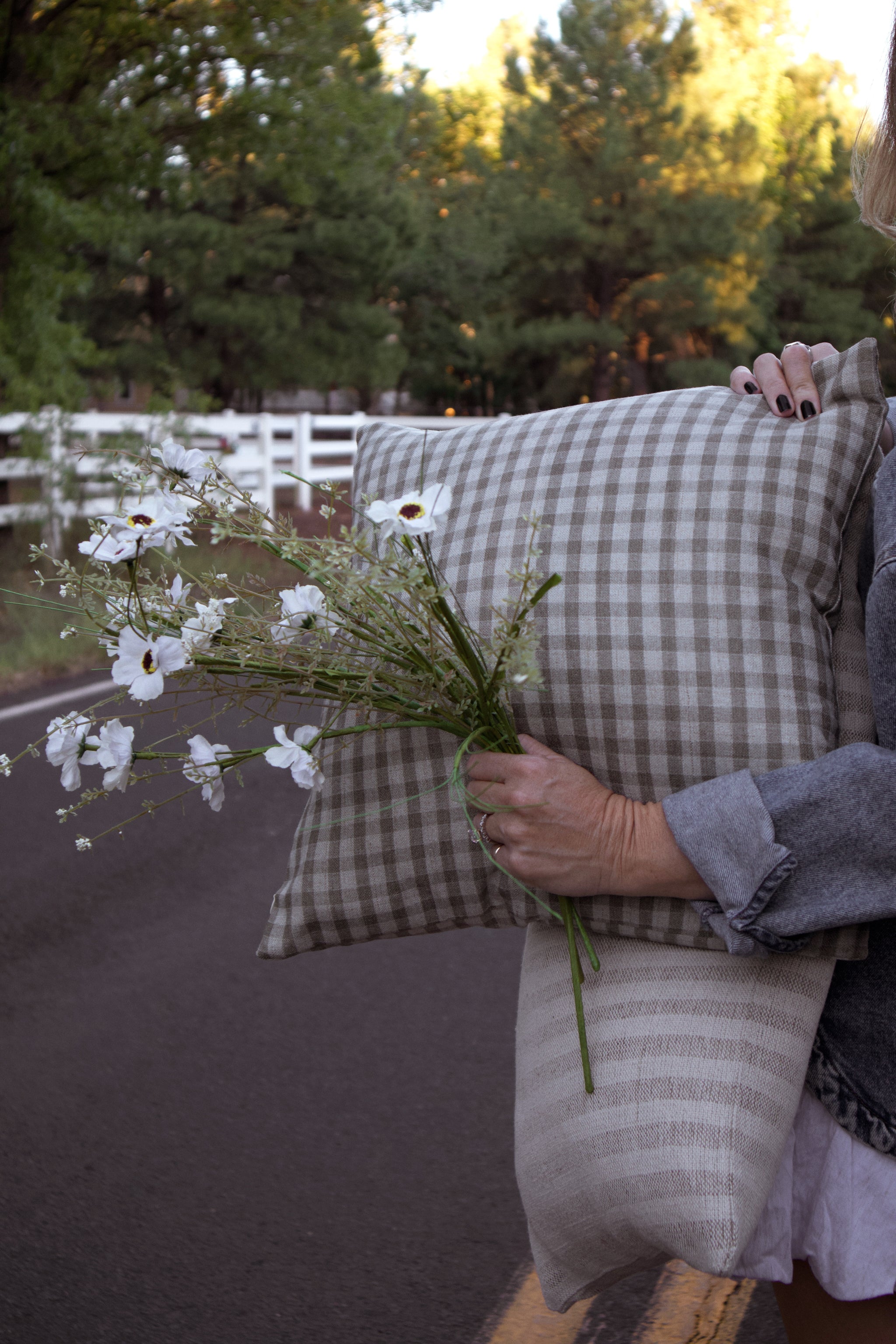 Lennon Gingham Pillow - 18