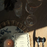 Gisele Wine Glass w/ Gold Rim