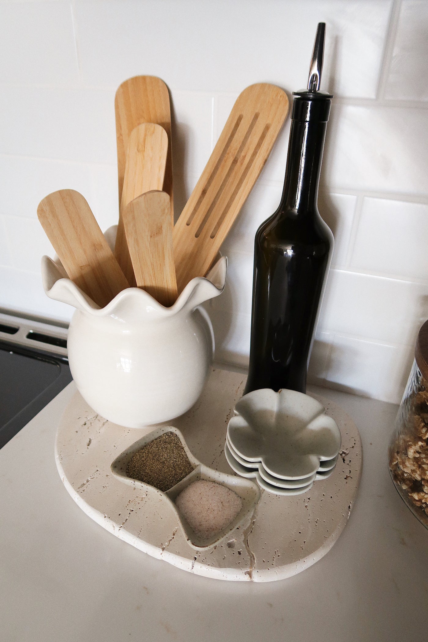 Monet Travertine Tray