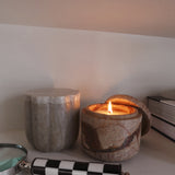 Tali Marble Candle - White Musk & Bamboo