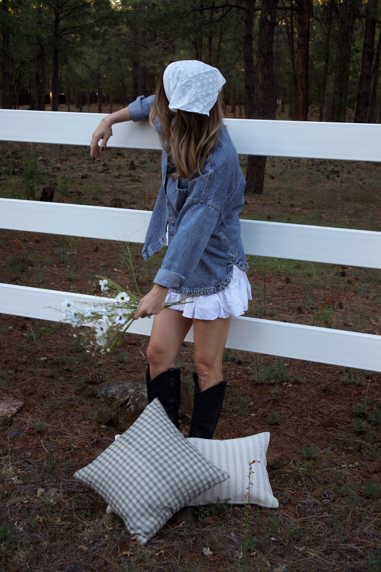 Lennon Gingham Pillow - 18