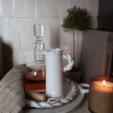 Kaylee Twisted Handle Mini Pitcher Vase