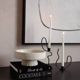 Short Wavy Taper Holder