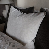 Linen Pillow with Piping - 20"x20"