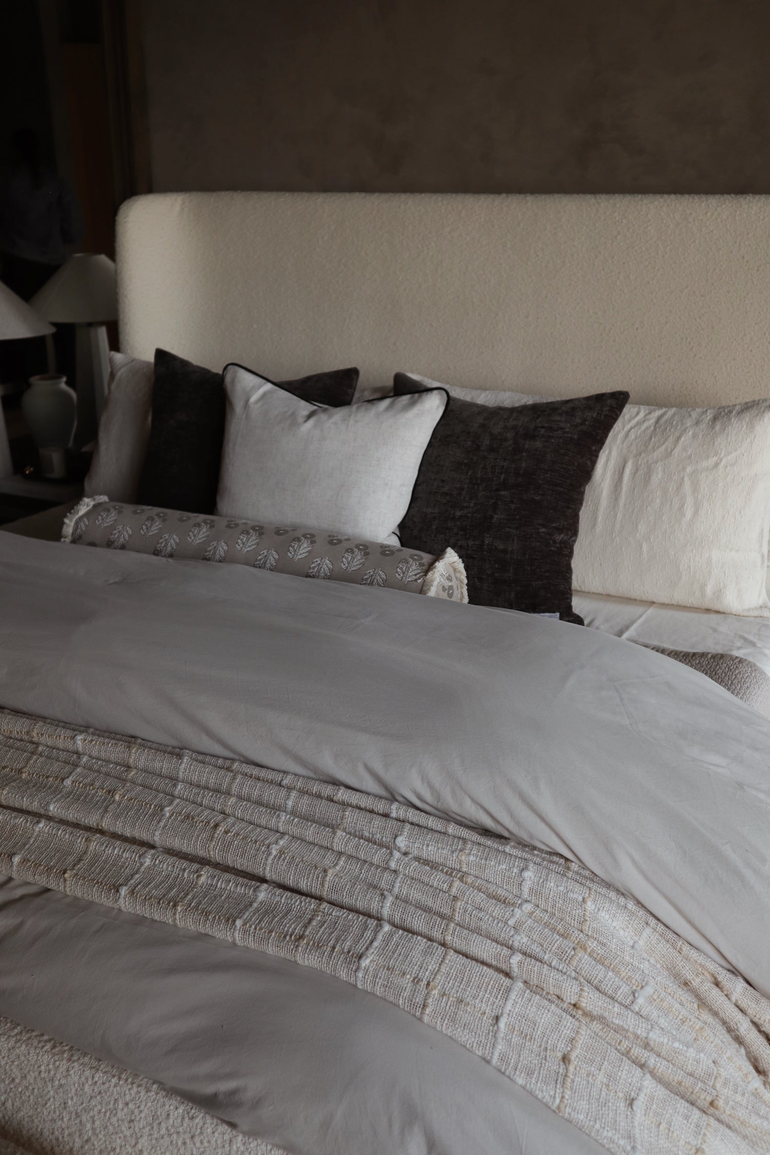 Linen Pillow with Piping - 20