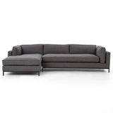 Grammercy 2-Piece Chaise Sectional - Charcoal