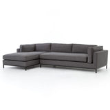 Grammercy 2-Piece Chaise Sectional - Charcoal