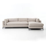 Grammercy 2-Piece Chaise Sectional - Moon