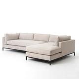 Grammercy 2-Piece Chaise Sectional - Moon