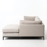 Grammercy 2-Piece Chaise Sectional - Moon