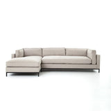 Grammercy 2-Piece Chaise Sectional - Moon