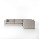 Habitat Slipcover 3-Piece Sectional - Moon - 2 Sizes