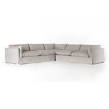 Habitat Slipcover 3-Piece Sectional - Moon - 2 Sizes