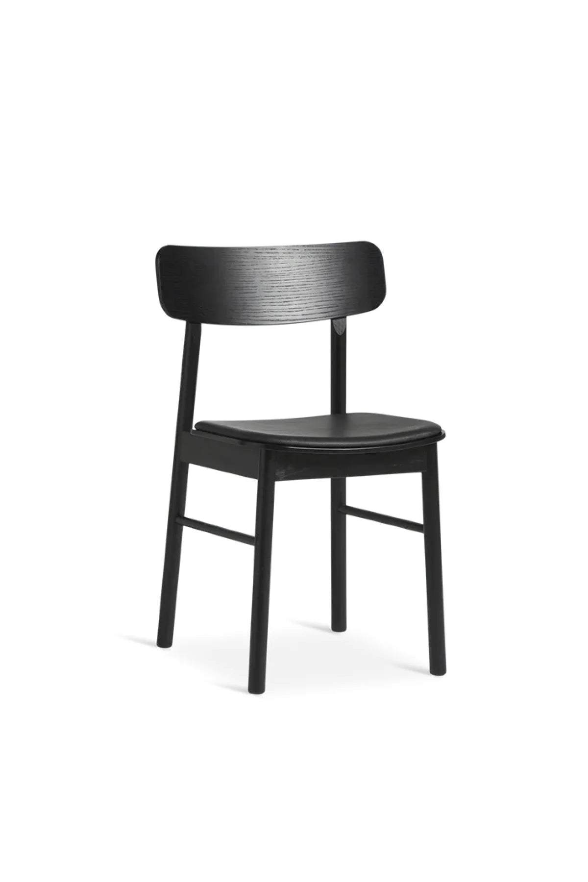 Soma Dining Chair - Black w/ Leather