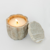 Tali Marble Candle - White Musk & Bamboo