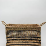Robbie Light Brown Seagrass Basket With Handles - 2 Sizes