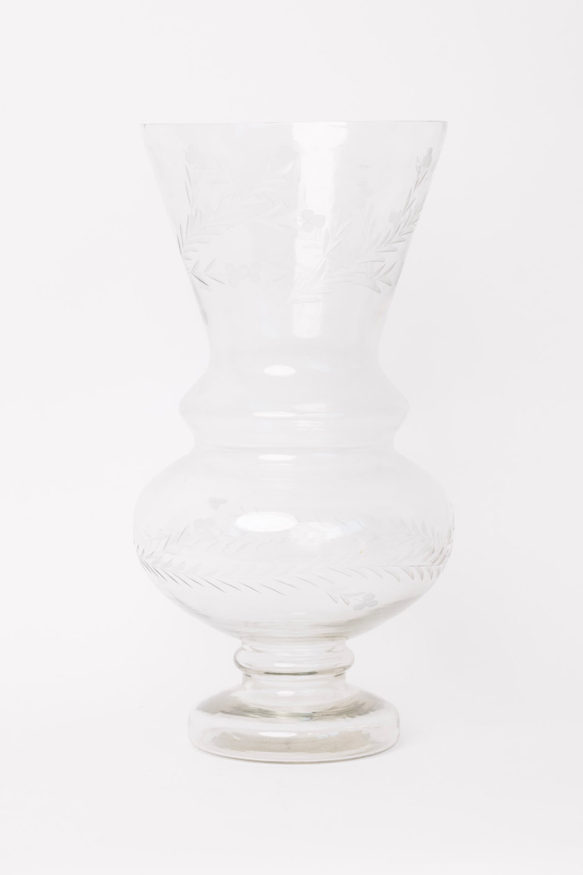 Elsa Etched Glass Vase
